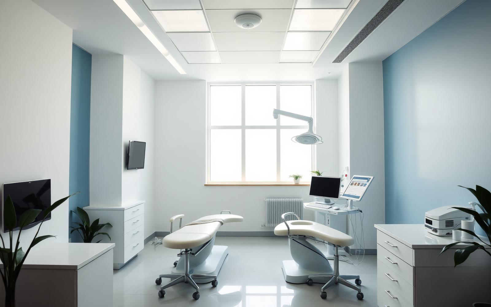 Modern dermatology clinic interior at Alseef Hospital